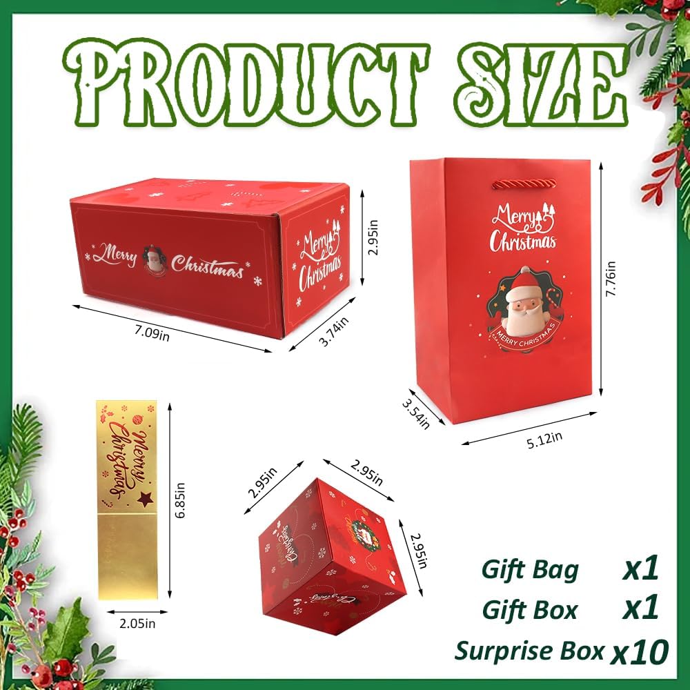 Christmas surprise gift box