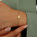 Personalized Paw Print Name Bracelet