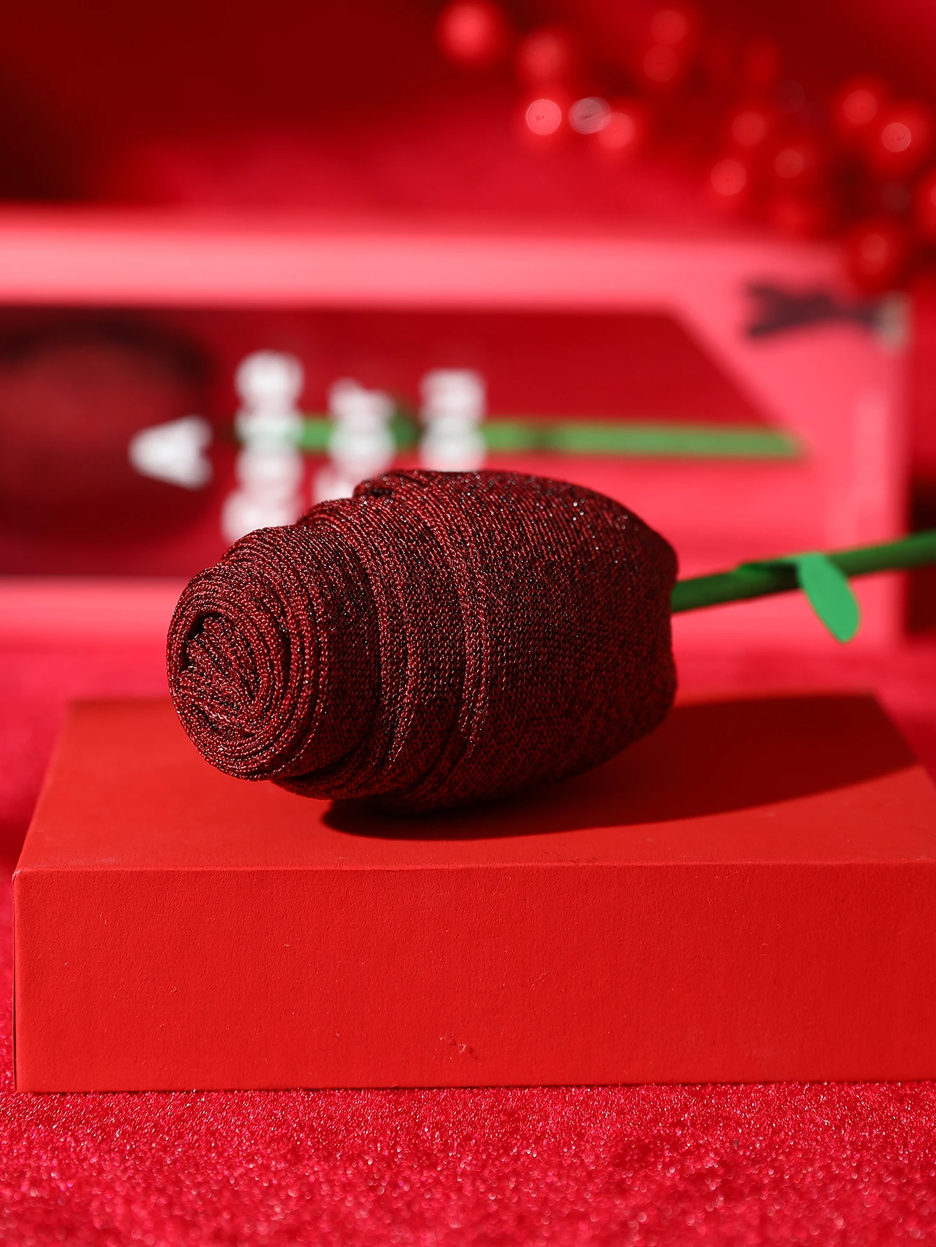 Socks  "A rose for you" - An exclusive design from Pandora Gifts